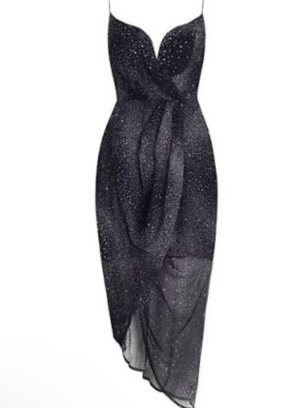 NWT Zimmermann Silk Tarot Solar Plunge Dress Navy Stars - 8/10